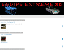 Tablet Screenshot of equipeextreme3d.blogspot.com