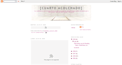 Desktop Screenshot of cuartoacolchado.blogspot.com