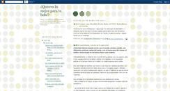 Desktop Screenshot of lomejorparatubebe.blogspot.com