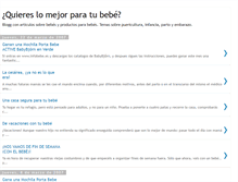 Tablet Screenshot of lomejorparatubebe.blogspot.com