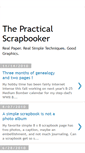 Mobile Screenshot of practicalscrapbooker.blogspot.com