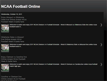 Tablet Screenshot of onlinencaafootball.blogspot.com