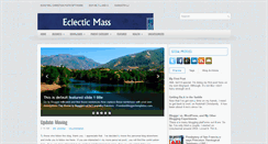 Desktop Screenshot of eclecticmass.blogspot.com