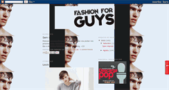 Desktop Screenshot of fashion4guys.blogspot.com
