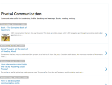Tablet Screenshot of communicationedge.blogspot.com