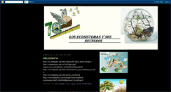 Desktop Screenshot of ecosistemasysusrecurso.blogspot.com