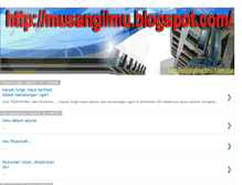 Tablet Screenshot of musangilmu.blogspot.com