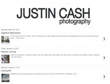 Tablet Screenshot of justincashphotography.blogspot.com