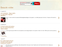 Tablet Screenshot of beautevoleeblog.blogspot.com
