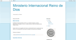 Desktop Screenshot of ministerioreinodedios.blogspot.com
