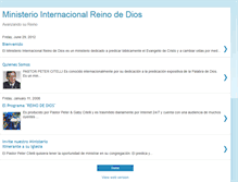 Tablet Screenshot of ministerioreinodedios.blogspot.com
