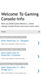 Mobile Screenshot of gamingconsole-info.blogspot.com