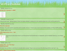 Tablet Screenshot of creeksidemops.blogspot.com