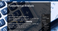 Desktop Screenshot of fundamentle-analysis.blogspot.com