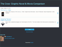 Tablet Screenshot of crystalcrowgraphicnovel.blogspot.com