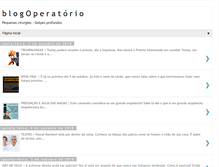 Tablet Screenshot of blogoperatorio.blogspot.com