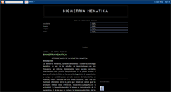 Desktop Screenshot of interpretaciondebiometriahematica.blogspot.com