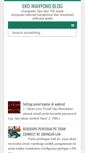 Mobile Screenshot of ekowahyono.blogspot.com