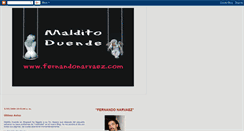 Desktop Screenshot of malditoduendeblog.blogspot.com