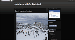 Desktop Screenshot of maybellondateleaf.blogspot.com