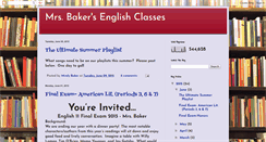 Desktop Screenshot of mbakerenglish.blogspot.com