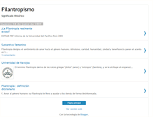 Tablet Screenshot of filantropismo.blogspot.com