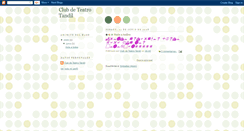 Desktop Screenshot of clubdeteatrotandil.blogspot.com