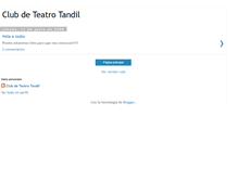Tablet Screenshot of clubdeteatrotandil.blogspot.com