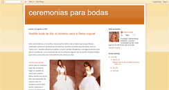 Desktop Screenshot of ceremoniasisabel.blogspot.com