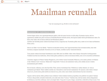 Tablet Screenshot of maailmanreunalla.blogspot.com