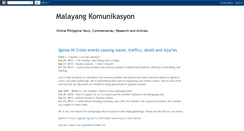 Desktop Screenshot of malayangkomunikasyon.blogspot.com