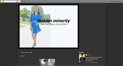 Desktop Screenshot of fashionminority.blogspot.com