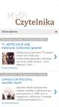 Mobile Screenshot of mysliczytelnika.blogspot.com