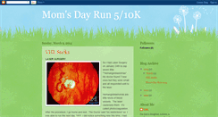 Desktop Screenshot of momsdayrun.blogspot.com