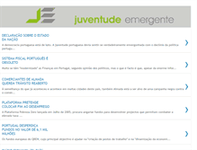 Tablet Screenshot of juventude-emergente.blogspot.com