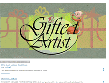 Tablet Screenshot of giftedartist.blogspot.com