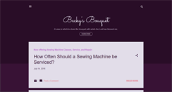 Desktop Screenshot of beckysbouquet.blogspot.com