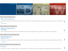 Tablet Screenshot of democracyforwashington.blogspot.com