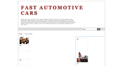 Desktop Screenshot of fastautomotivecars.blogspot.com