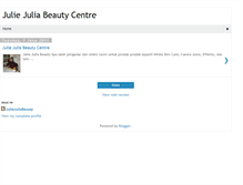 Tablet Screenshot of juliejuliabeauty.blogspot.com