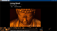 Desktop Screenshot of livingsmallisbeautiful.blogspot.com