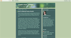 Desktop Screenshot of creativemusejournal.blogspot.com