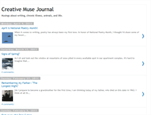Tablet Screenshot of creativemusejournal.blogspot.com