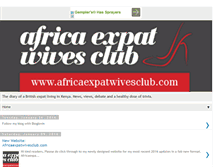 Tablet Screenshot of africaexpatwivesclub.blogspot.com