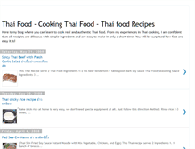 Tablet Screenshot of easythaifoodcooking.blogspot.com