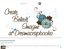 Tablet Screenshot of createatdreamscrapbooks.blogspot.com