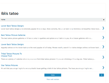 Tablet Screenshot of iblis-tatoo.blogspot.com