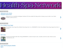 Tablet Screenshot of health-spa-network.blogspot.com