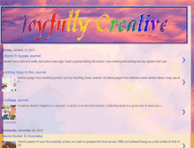 Tablet Screenshot of joyfullycreativeatwillowrose.blogspot.com