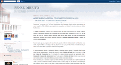 Desktop Screenshot of pensedireito.blogspot.com